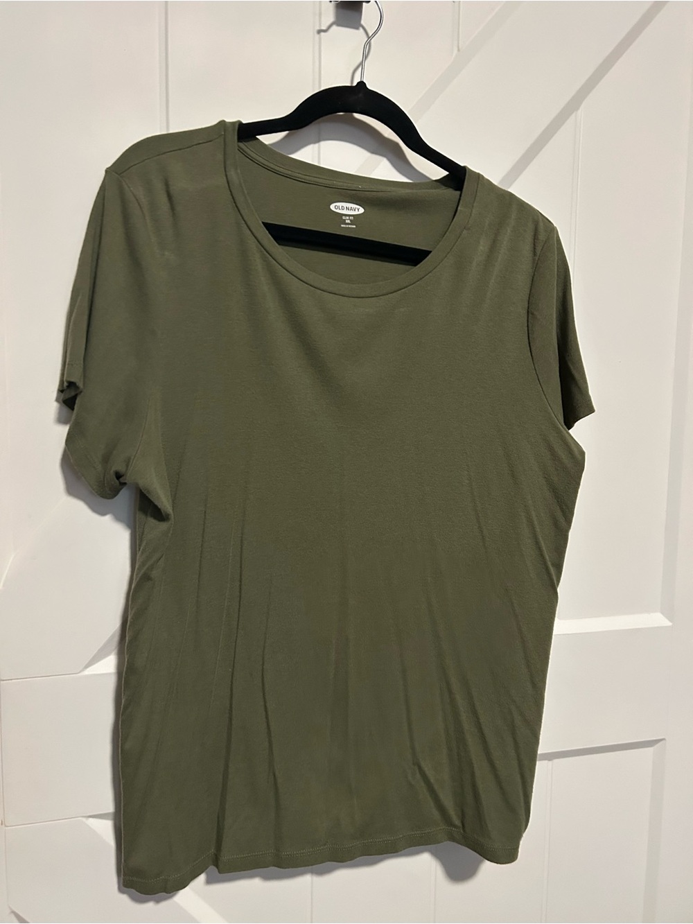 Old Navy Olive Short-Sleeve Crewneck Tee